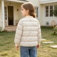 thumbnail image 7 of ShomPort Little Girls Boys Warm Jackets Fall Winter Thicken Padded Print Cute Snap Closure Down Coats 1-7 Years, 7 of 7