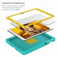 thumbnail image 5 of Decase iPad Case for 10.2 inch 7th/8th/9th Gen (2021/2020/2019),iPad Air 3rd, iPad Pro10.5, with Built-in Screen Protector Removable and Adjustable Shoulder Strap Rotating Stand Cover,Mint, 5 of 8