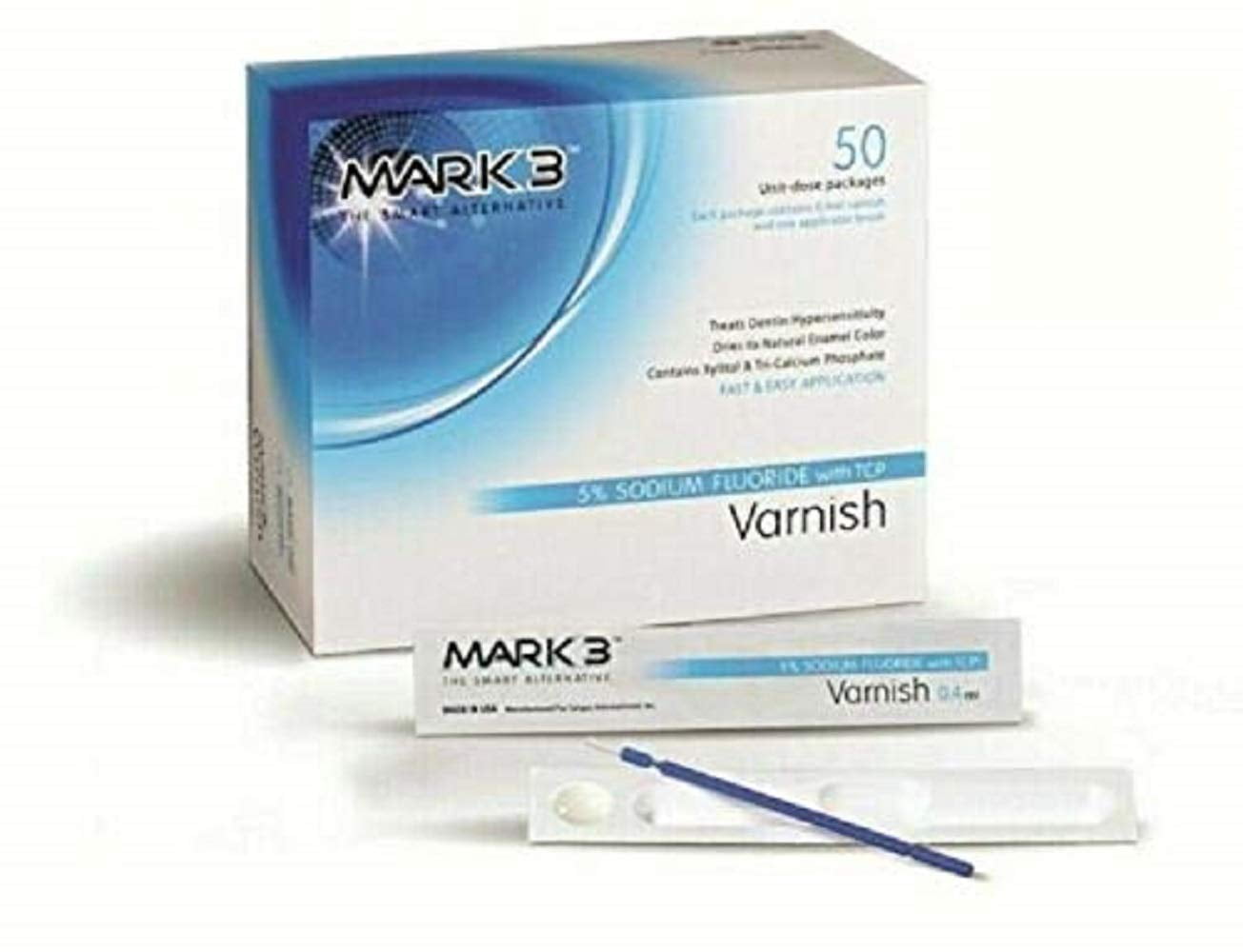 Varnish 5 Sodium Fluoride UnitDose Package Bubblegum(50pcs) Made in