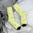 thumbnail image 5 of Fuzoiu Cute Frog3 Print Athletic Crew Socks for Men & Women,Casual Crew Socks,Above Ankle Crew Socks for Business, Casual, 5 of 6