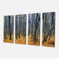 thumbnail image 2 of Dark Woods in Autumn Forest - Modern Forest Canvas Art, 2 of 3