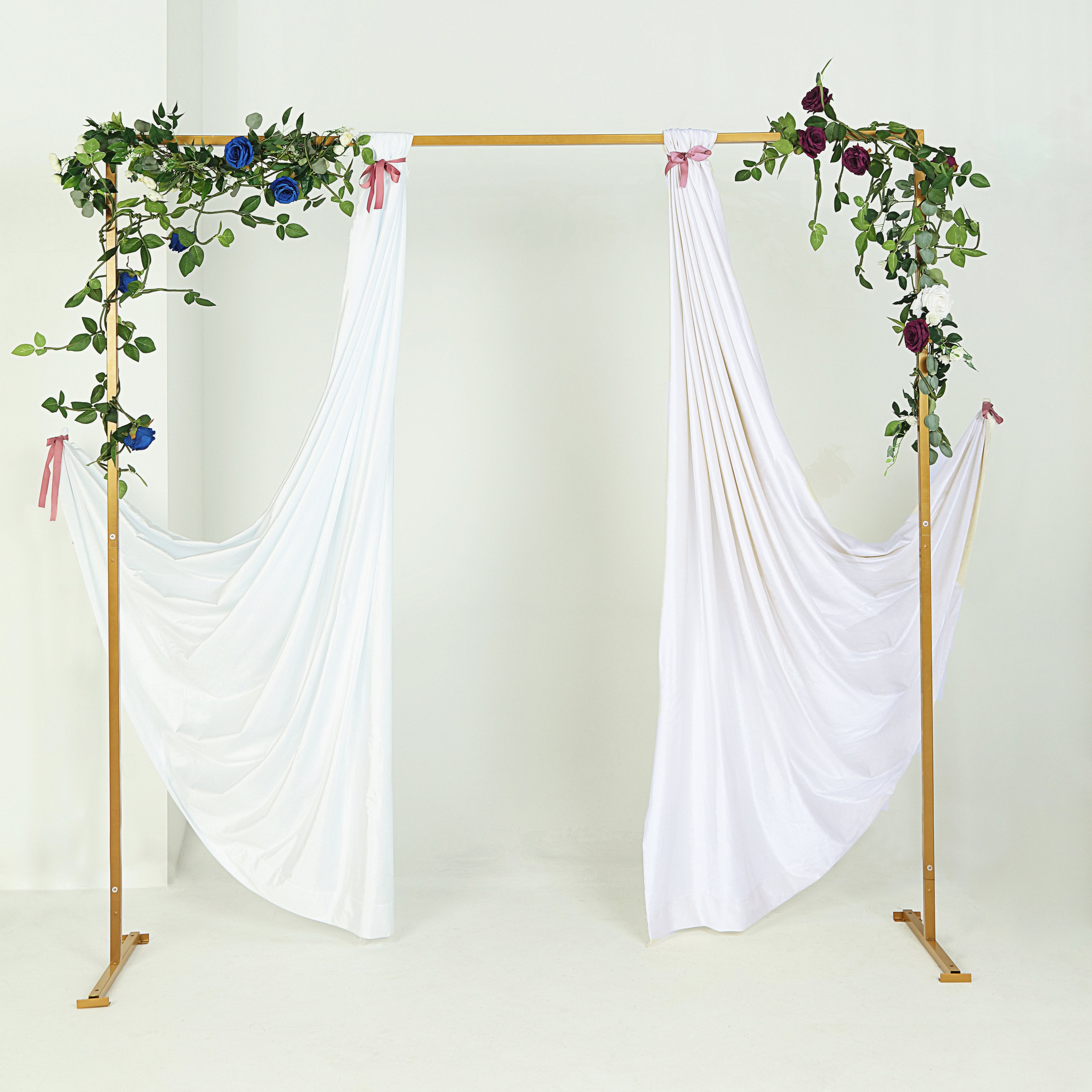 Efavormart Ft Gold Metal Wedding Arch Photo Booth Backdrop Stand | My ...