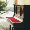thumbnail image 3 of LRXIYODE Wool Piano Keyboard Dust Cover Red Protective Cover Suitable for 88 Key Piano, 3 of 5