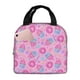 thumbnail image 1 of Easygdp Donuts Bolsa Térmica Premium - Tela Oxford Impermeable, Gran Capacidad, Bolsillo Frontal, Unisex para Trabajo, Escuela, Actividades al Aire Libre y Picnics, 1 of 8