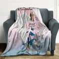 thumbnail image 3 of Custom Blanket with Photos Personalized Bereavement Gifts Blanket , Sympathy Gift for Loss of Loved One, Customized Memorial Blanket Memorial Gifts for Loss Of Mom Dad Grandpa Blankets, 3 of 5