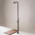 thumbnail image 3 of Freestanding Outdoor Shower with Detachable Shower Head, Deck Mounted Shower Kit, 3 of 5