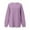 Purple, variant on EHRWE Womens Sweatshirts Casual Women's Fashion Solid Color Pullover Long Sleeve Long Sleeve Crew Neck Sweatshirt Fall Outfits 2024