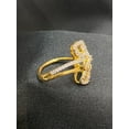 thumbnail image 2 of Pave 1.25 Cts Round Brilliant Real Diamonds Floral Anniversary Ring In Stamped 14K Yellow Gold, 2 of 13