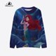 thumbnail image 3 of Jersey deportivo holgado de manga larga con estampado de dibujos animados Y2k de princesas de Disney para mujer, jersey de cuello redondo informal de moda de primavera, 3 of 5