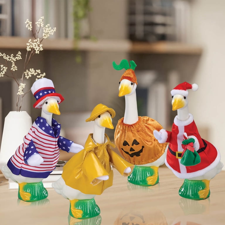 Fox Valley Traders, Desktop Goose Outfits, Set of 4, All-Seasons