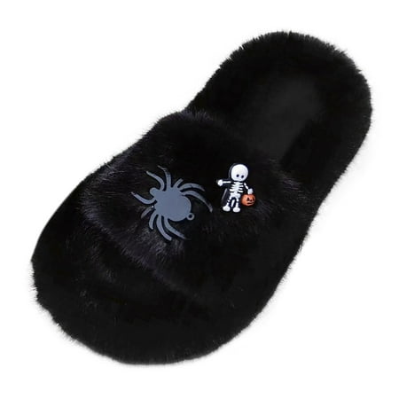 

Jungdeepe Women s Autumn And Winter Fashion Solid Color Suede Open Toe Thick Sole Cotton Slippers Home Casual Comfortable Outdoor Slippers Climate Right Women Slippers Slippers with Arch Support for