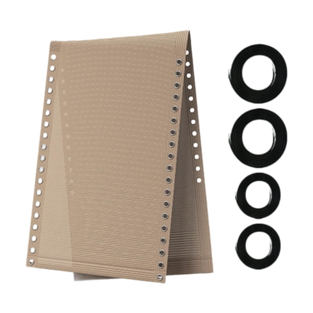 Almencla Folding Lounge Repair Cloth Chair Replacement Cord Kit Beach Pool Lawn Lounge Chair Breathable Zero Chair Accessories khaki
