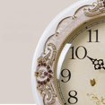 thumbnail image 3 of Vintage Table Clock, Retro Non-ticking European Style Beside Desk Clock Battery Operated Silent Quartz Movement For Bedroom Living Room Indoor (brown), 3 of 5