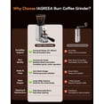 thumbnail image 2 of IAGREEA Coffee Grinder with Anti Static, Burr Coffee Bean Grinder for Home Use with 48 Precise Grind Settings, Detachable Funnel Stand for Espresso/D, 2 of 7