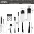 thumbnail image 5 of ZOUYUE 8-Pack Bottle Cleaning Brush Set - Long Handle Baby Bottle Cleaner for Washing Narrow Wine/Beer Bottle,Thermos,Hummingbird Feeder,Sports Well,Plus Kettle/ Straw Brush, 5 of 7