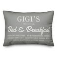 thumbnail image 2 of Creative Products Gigi's Bed and Breakfast 14x20 Spun Poly Pillow, 2 of 3