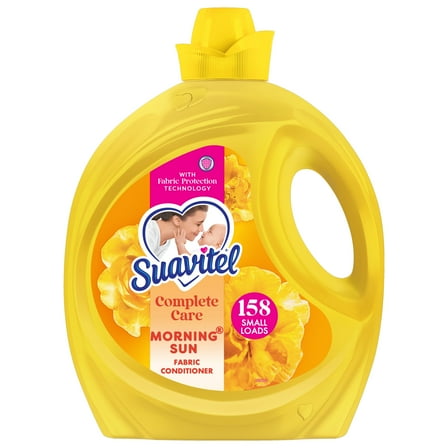 Suavitel Complete Liquid Fabric Softener, Fabric Conditioner, Morning Sun Scent, 158 fl oz Bottle