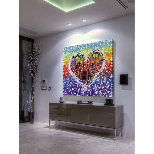 "Loveplicity" Painting Print on Wrapped Canvas