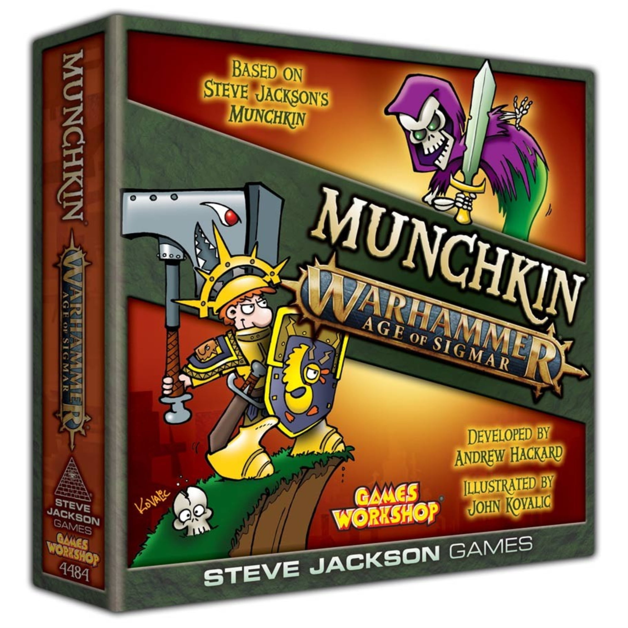 SJG1483 for sale online Steve Jackson Games Munchkin Deluxe Board Game 
