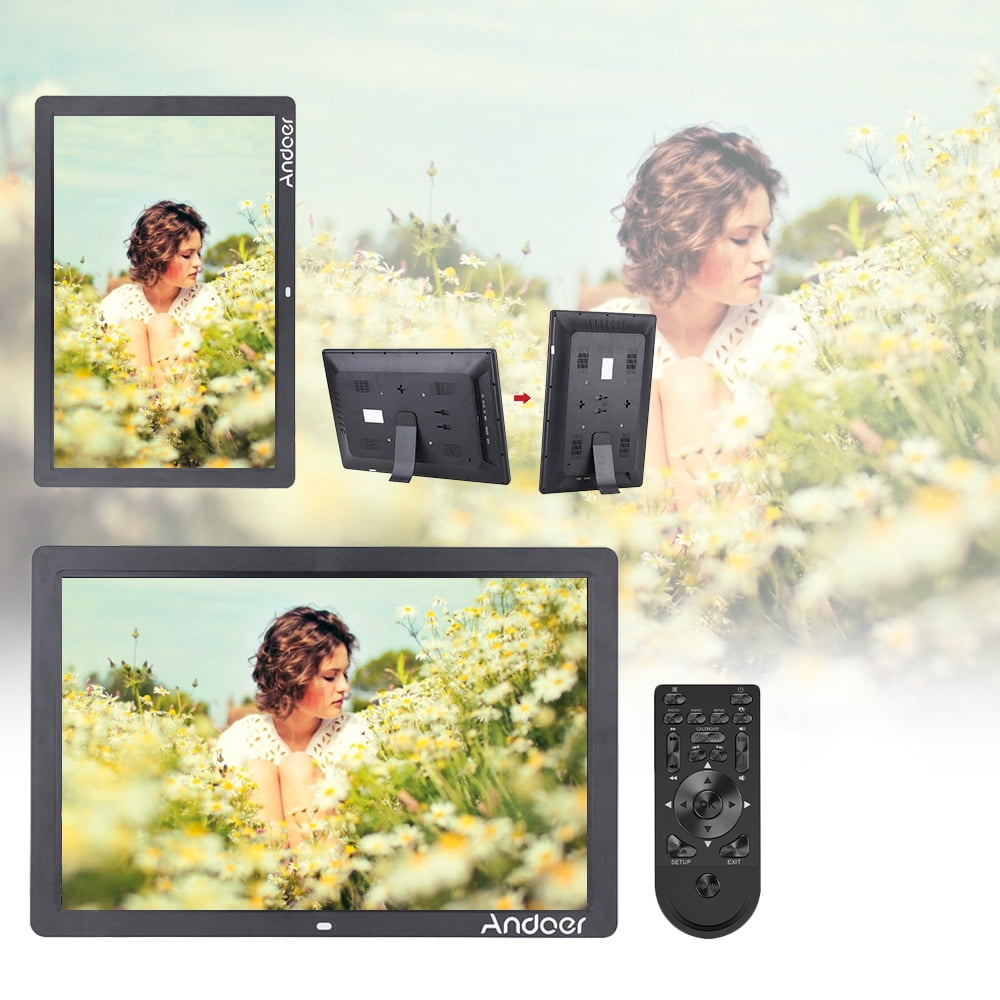 Andoer Digital Picture Photo Frame 1920*1080 High Resolution Digital