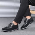 thumbnail image 4 of Mepaouo Mens Dress Shoes Casual Business Oxford Derby Orthopedic Leather Shoes Walk Loafers Flats Shoes, 4 of 8