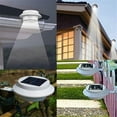 thumbnail image 7 of Automatic Light Sensor Solar Power Gutter Light, Energy Efficient Cool White Yard Doorway Lamp With Bracket For Pathway Stairs Roof Patio Garden Yard, Long Using Time, Waterproof,, 7 of 7