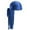 Blue, variant on Women's Hat Bundle With Long Stretchy Tail And Wide Straps Loss Slouchy Headband