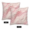 thumbnail image 4 of Multi-Size Linen Sofa Pillow Cover Invisible Zipper Open And Close Strong Use For Sofa Chair Garden Sofa Car Pink Marble_21256_3 20"X20", 4 of 8