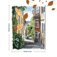 thumbnail image 3 of European Street Scene Watercolor Painting/Canvas Print， Perfect for Living Room，Hallway，and Staircase Decoration., 3 of 8