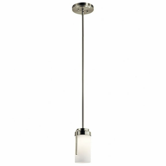 11305NILED-Kichler Lighting-8W 1 Led Mini Pendant - With Transitional Inspirations - 9.25 Inches Tall By 4.5 Inches Wide