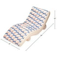 thumbnail image 3 of Funsicle: Deco FunChaiser Lounge - Blue & Cream, Inflatable Pool & Water Float, 68x34x30", Contoured Design, Drink Holder, 220 lb Capacity, 3 of 7