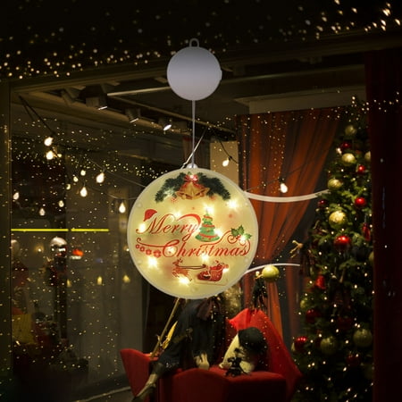 

Battery Powered Christmas Window Decorations With Lighted LED Lights For Christmas Tree Fireplace Window Indoor And Outdoor Decoration for Cat Lovers Christmas Outdoor Garland Thick Christmas