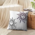 thumbnail image 4 of LALILO Throw Pillow Covers Beautiful Sun Symbol Tattoo Symbol Cushion Cover 18" x 18", 2 Pack, 4 of 6