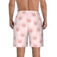 thumbnail image 3 of Kdxio Cute Pig Face Pattern Mens Casual Shorts - Drawstring Summer Beach Sports Shorts for Men, 3 of 5