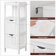thumbnail image 3 of Mueble de piso de baño VASAGLE multifuncional blanco UBBC42WT, 3 of 3