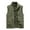 Army Green, variant on zfhfof Men's Casual Outerwear Vest Lightweight Zip Up Sleeveless Jacket Outdoor Work Hiking Travel Padded Vest with Pockets