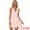 Light Pink, variant on DARING DIVA Deep V Neck Backless Skater Mini Dress XS White