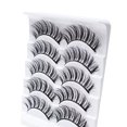thumbnail image 2 of Trayknick 5 Pairs False Eyelashes All-match Natural Long 3D Mink Lashes Curling Fake Eye Lashes Makeup Tool for Party, 2 of 13