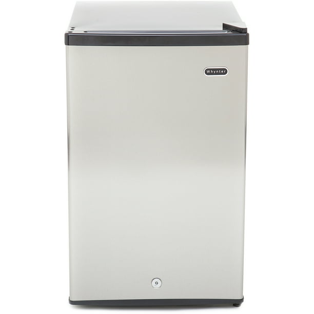 Whynter CUF210SS Energy Star Stainless Steel Upright Freezer with Lock