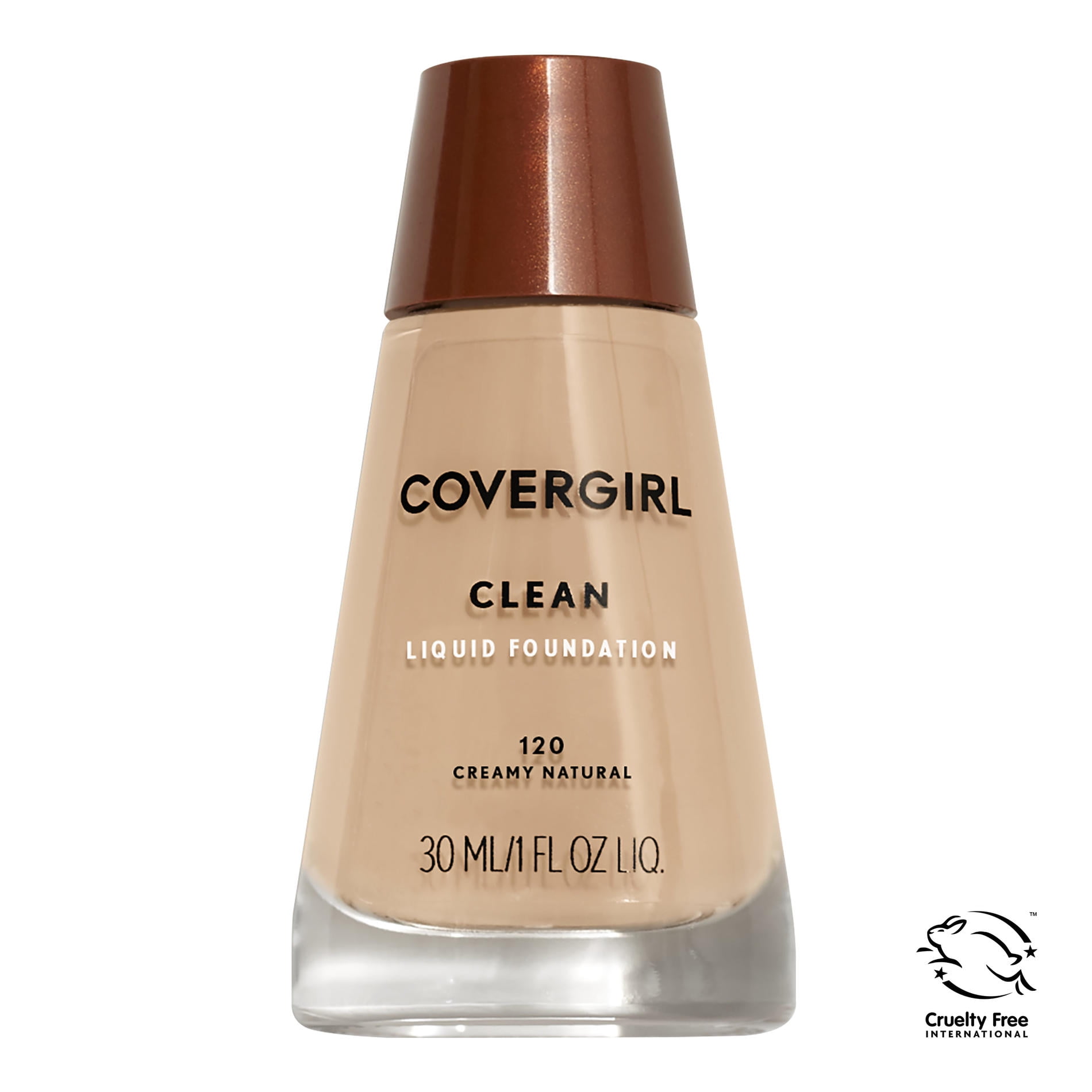 COVERGIRL Clean Liquid Foundation, 120 Creamy Natural