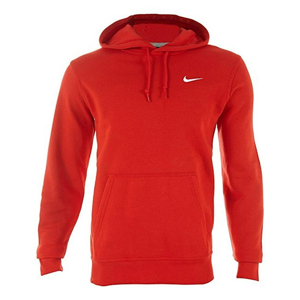 Nike - Nike Men's Team Club Red Hoodie Sweatshirt Size M - Walmart.com ...