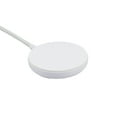 thumbnail image 3 of onn 15W Magnetic Wireless Charging Pad, Qi2 Certified, Braided Cable, White - Compatible With iPhone 17/16/15/14/13/12 Series, 3 of 7