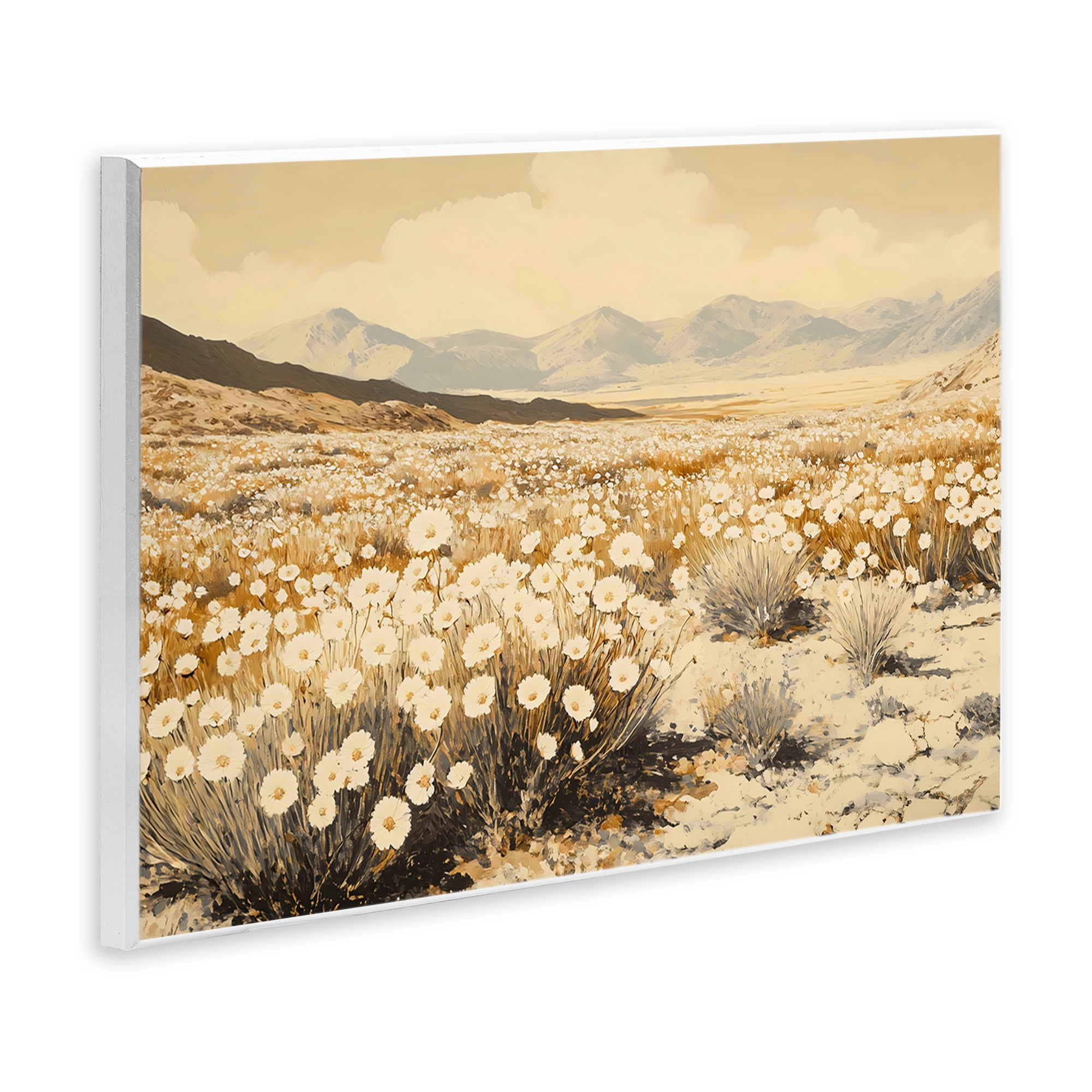 Stupell Industries Desert Wildflowers in Golden Valley Wall Plaque Art, design by Franklyn Gregory