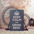 thumbnail image 2 of Cartel de chapa de metal KEEP CALM&DRINK BEER Tavern Chic Placa Retro Pub Bar Wall, 2 of 6