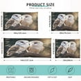 thumbnail image 3 of Snowy Owl Plush Pillow Case, Zippered Bed Pillow Pillowcases, Super Soft and Cozy Pillowcase Covers for Sleep Decor Giftsation - Queen Size 20x30in, 3 of 7