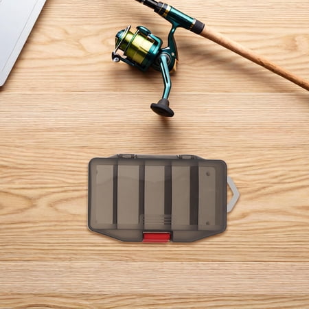 Uonlytech 3Pcs Small Fish Tackle Box Chocolate Weatherproof Organizer for Kayak and Camping Use