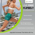 thumbnail image 5 of Pantalones cortos de compresión FlipBelt Air para mujer Jungle Green XL, 5 of 5