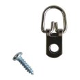 thumbnail image 1 of 100 Pack D-Ring Picture Hangers with Screws for Hanging Clock Paintings Artwork Picture Frame Hook Photo Mirrors - Pro Quality Single Hole D-Rings, 1 of 7