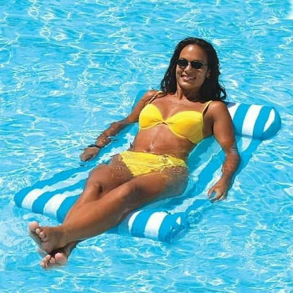 ILP Swimline Premium Pool Hammock Lounge with Fabric Head and Foot Rests