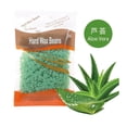 thumbnail image 2 of Cera Depilatoria Sólida 100g Gránulos Tratamiento Cera Granos Cera para Depilación Cuerpo Sin Papel (Aloe), 2 of 9